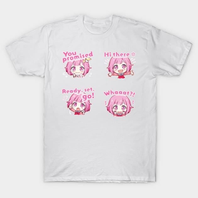 emu otori pjsekai set pack T-Shirt by blacktee